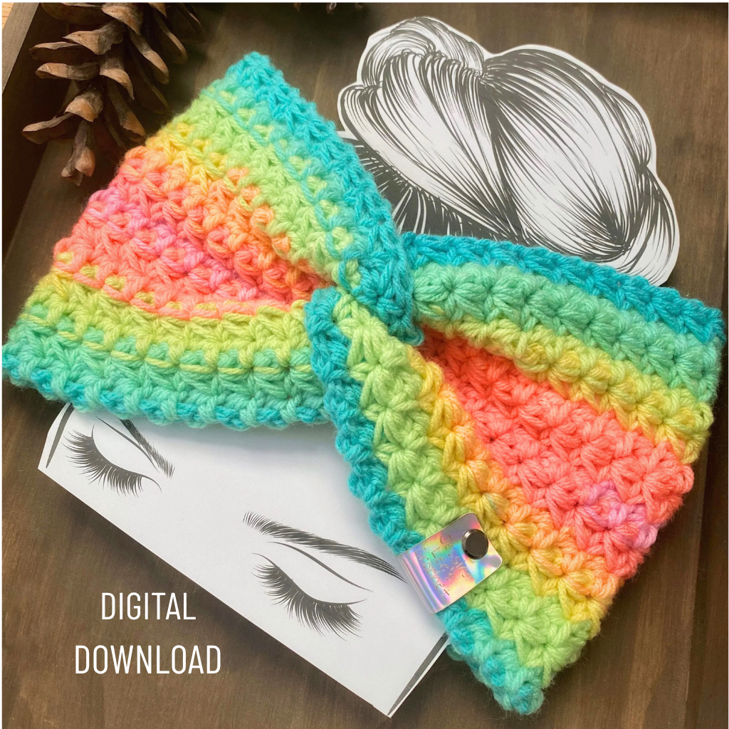 Fireside Ear Warmer Crochet Pattern