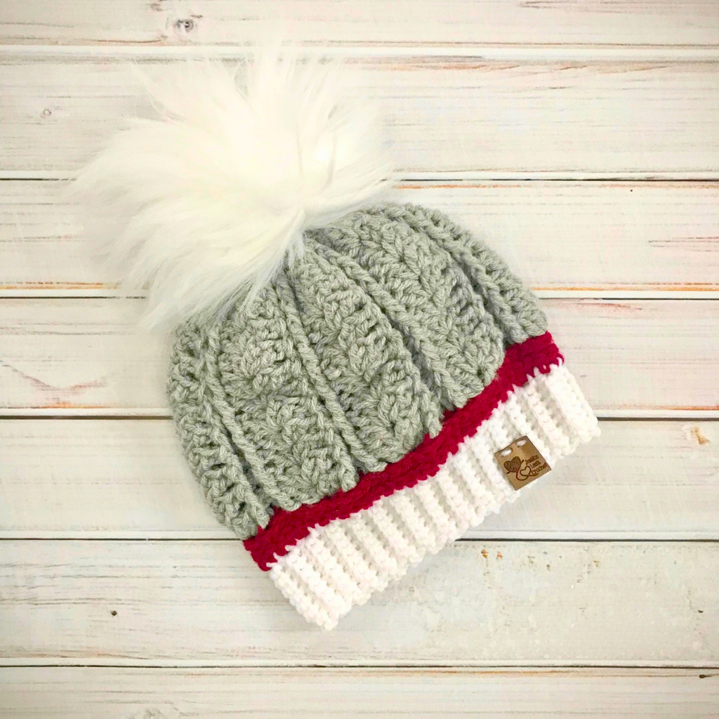 Winter's Frost Beanie Crochet Pattern