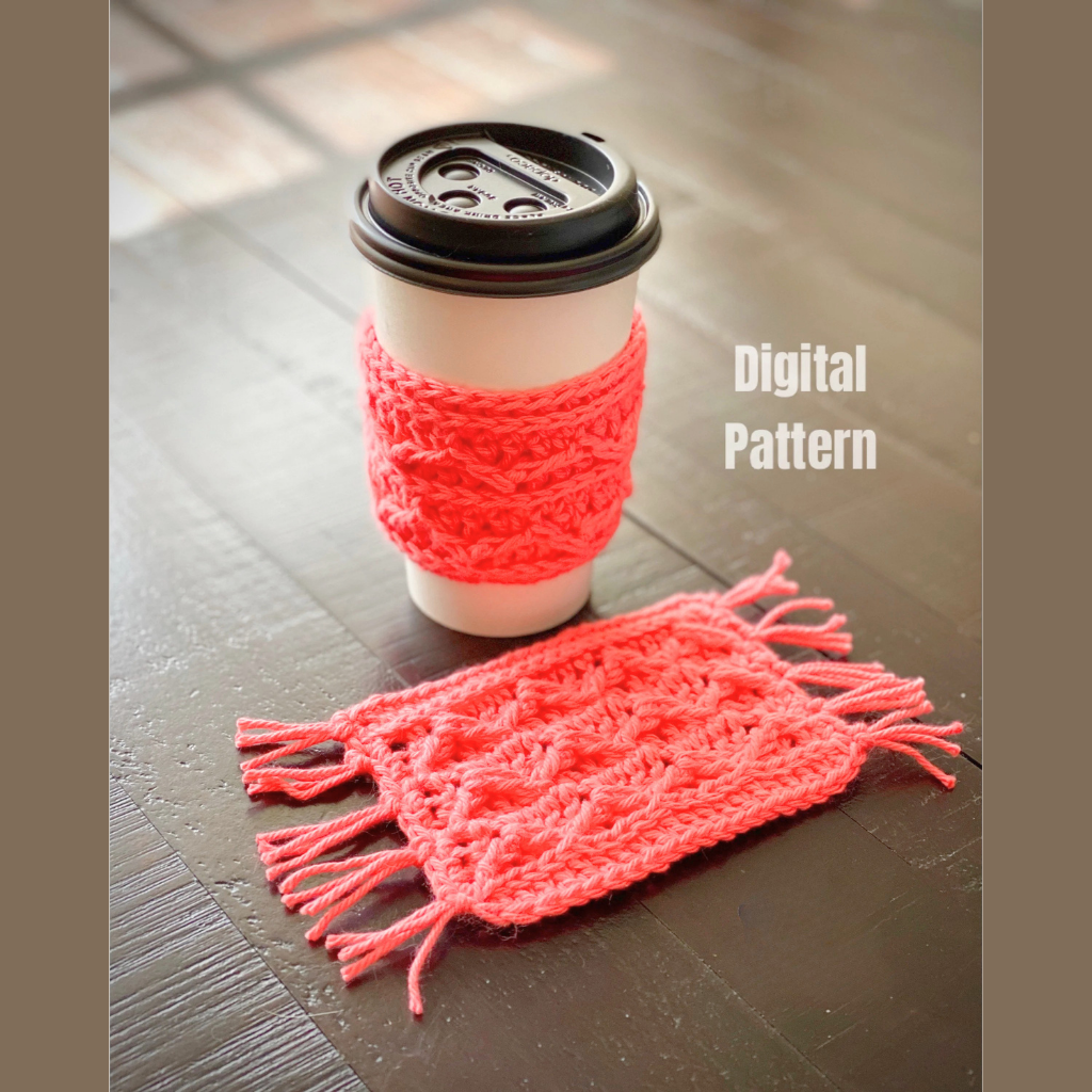 On-the-Fly Cup Cozy & Mug Rug Crochet Pattern