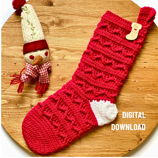 On-the-Fly Stocking Crochet Pattern