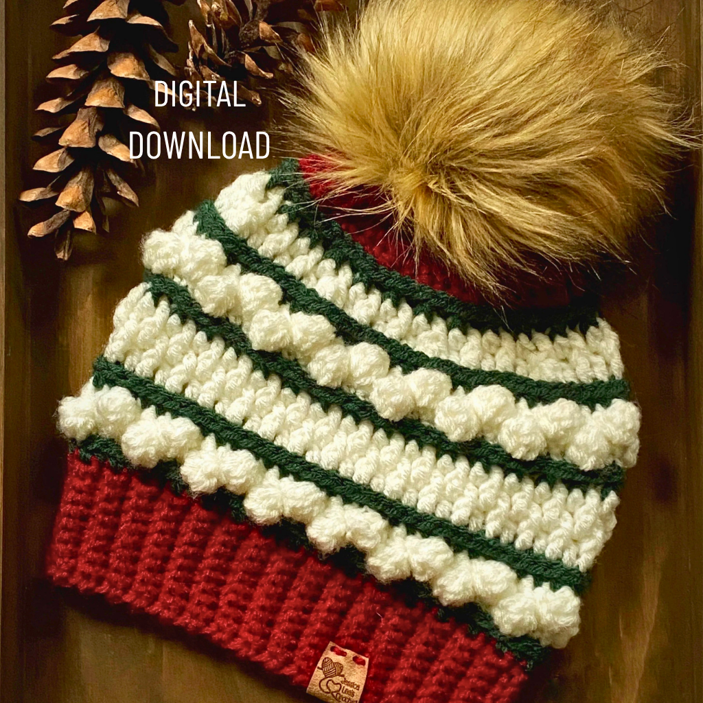 New Hampshire Cabin Beanie Crochet Pattern