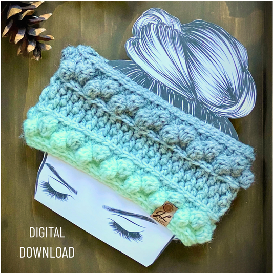 New Hampshire Cabin Ear Warmer Crochet Pattern