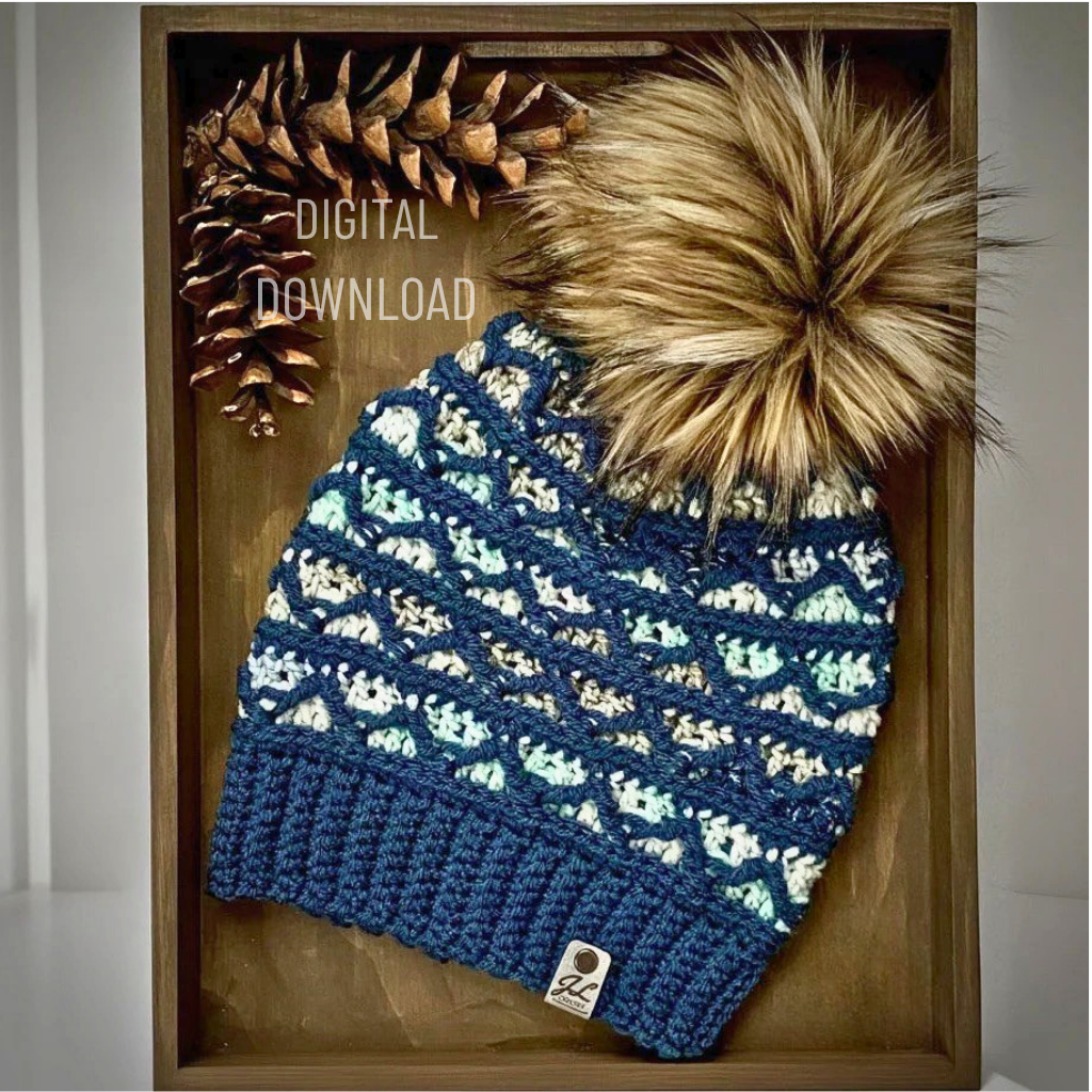 On-the-Fly Beanie Crochet Pattern