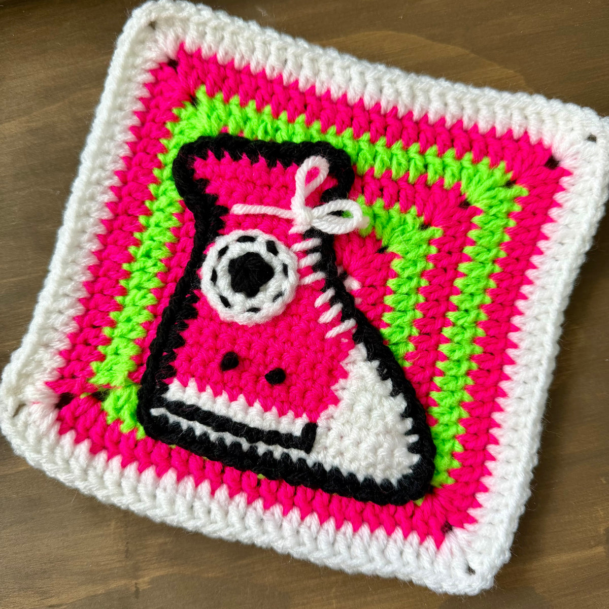 Kickin' It Old School Crochet Granny Square Pattern | Digital Download | PDF