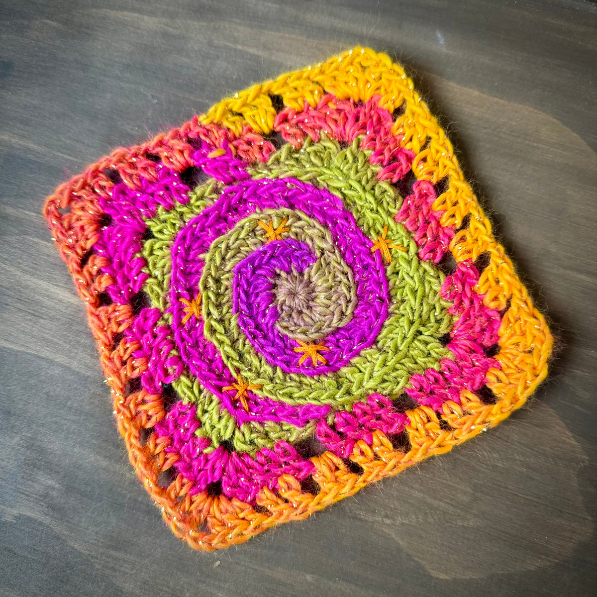 Twinkle Twist Crochet Granny Square Pattern | Digital Download | PDF