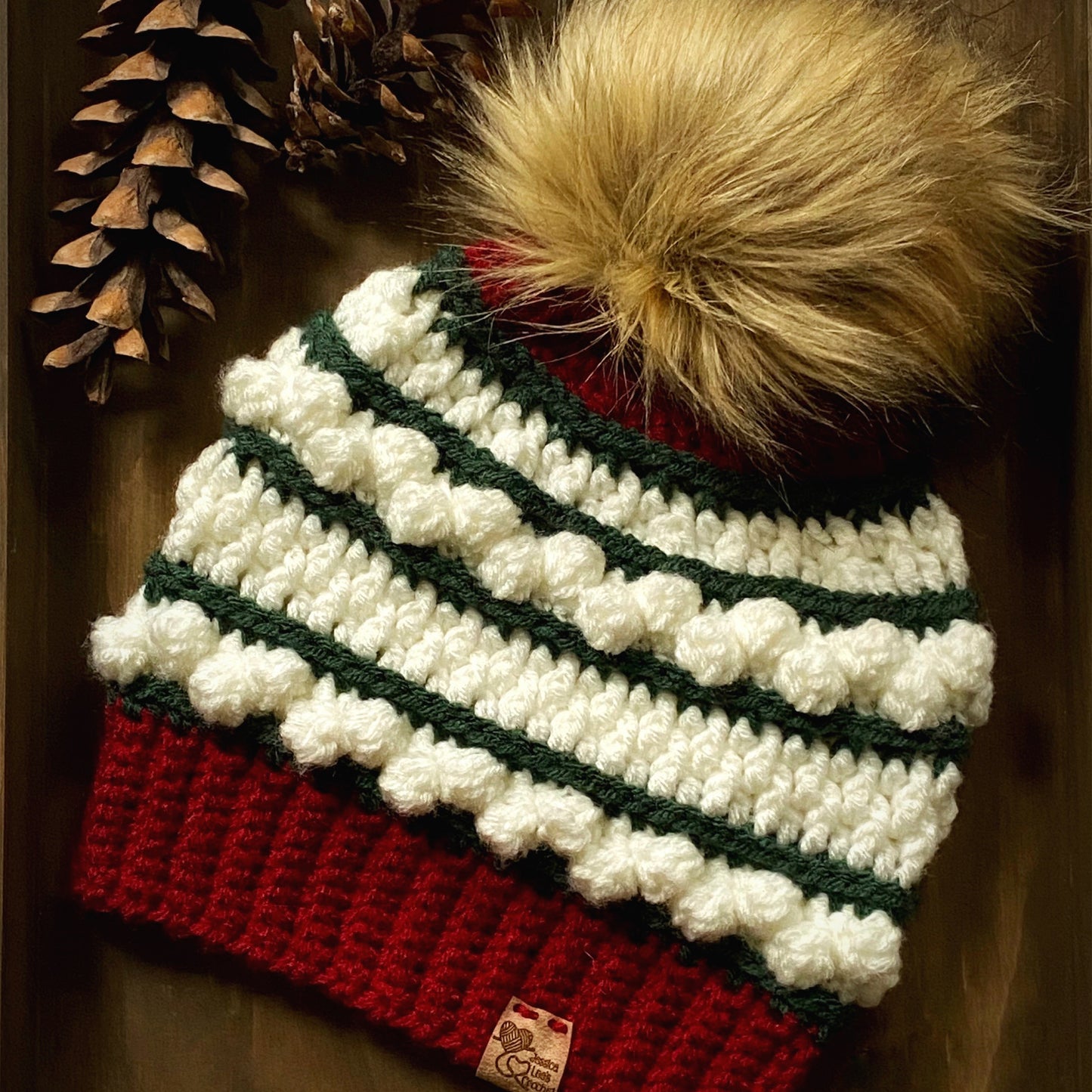 New Hampshire Cabin Beanie Crochet Pattern