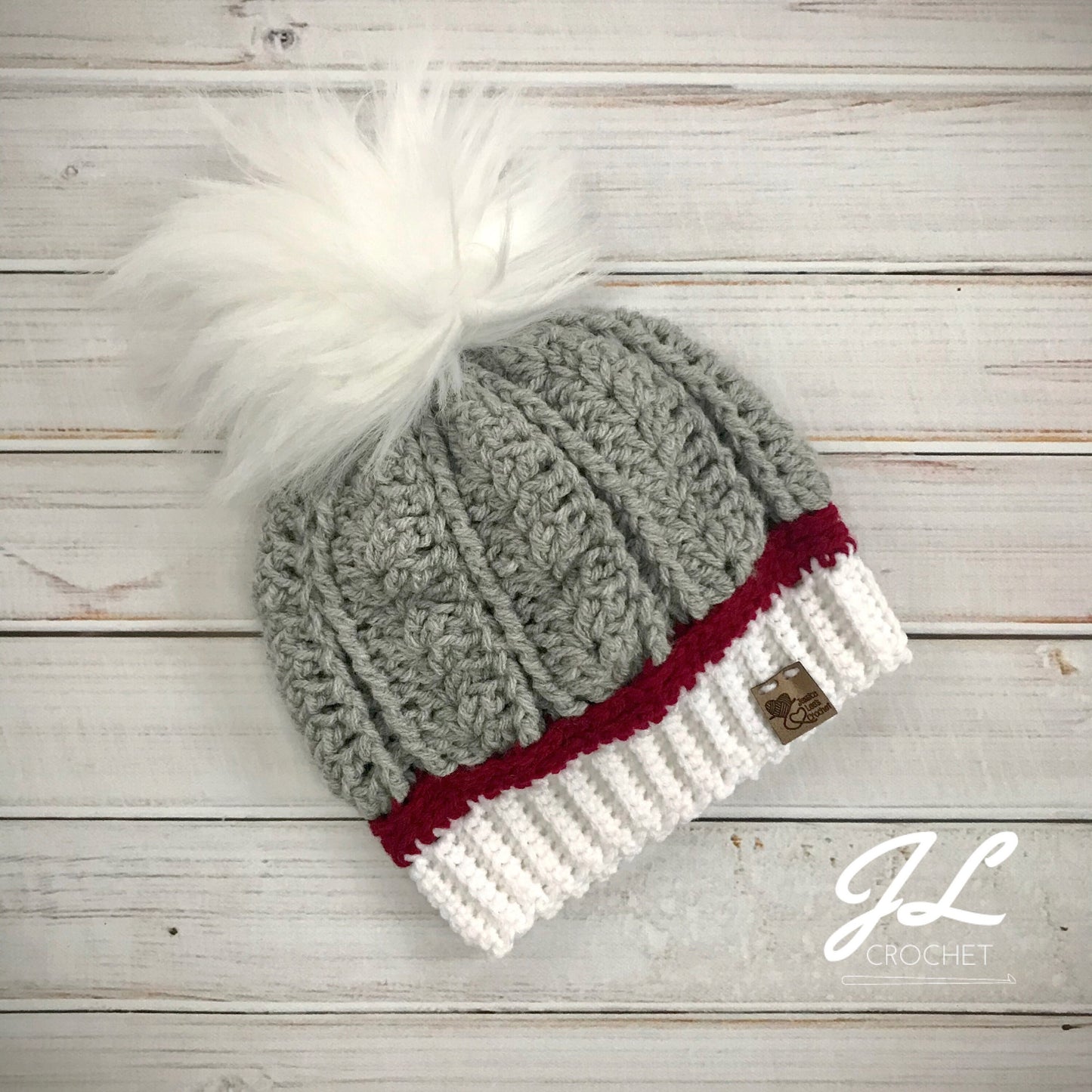 Winter's Frost Beanie Crochet Pattern