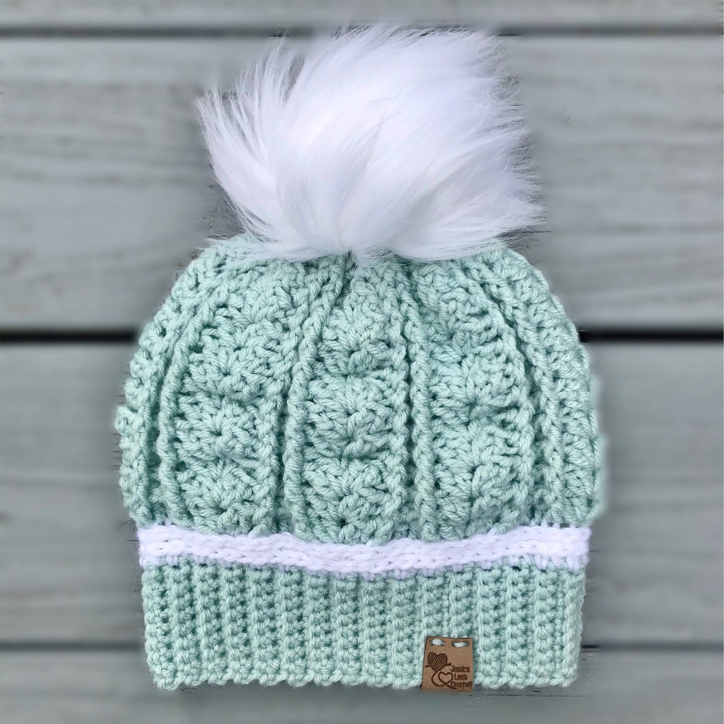 Winter's Frost Beanie Crochet Pattern