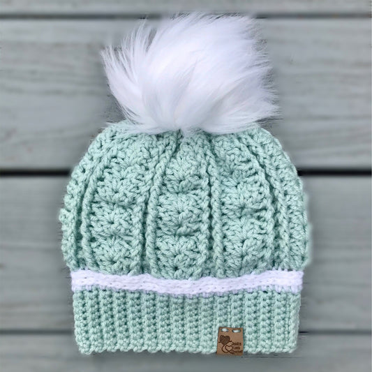 Winter's Frost Beanie Crochet Pattern