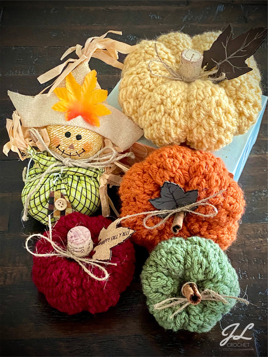 Forget Me Knot Pumpkin Crochet Pattern