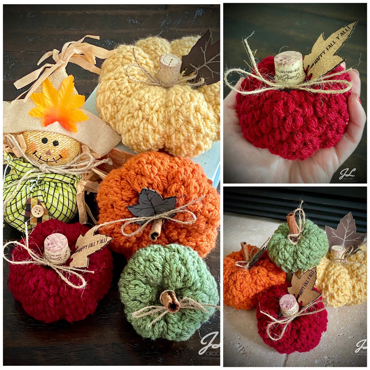 Forget Me Knot Pumpkin Crochet Pattern