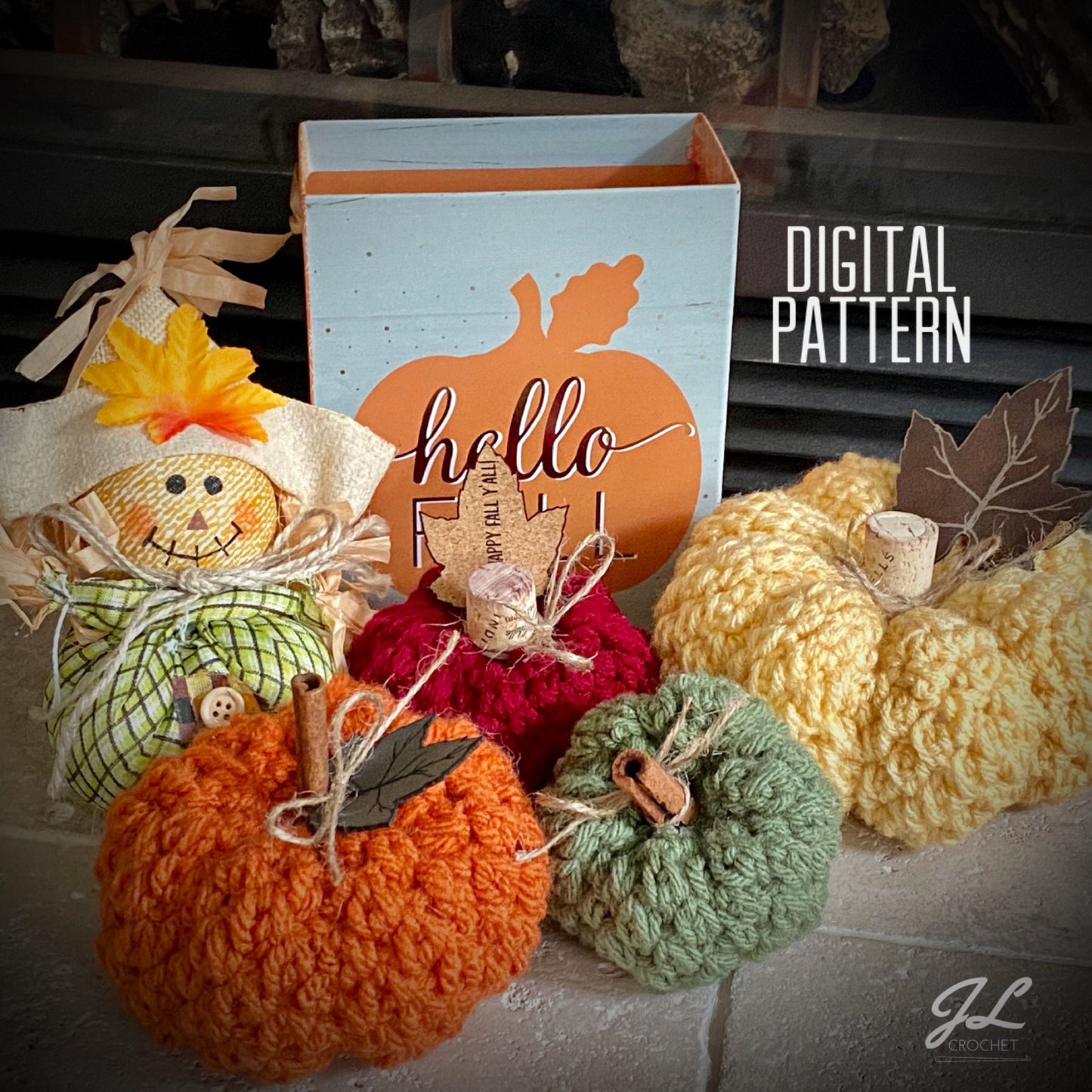 Forget Me Knot Pumpkin Crochet Pattern