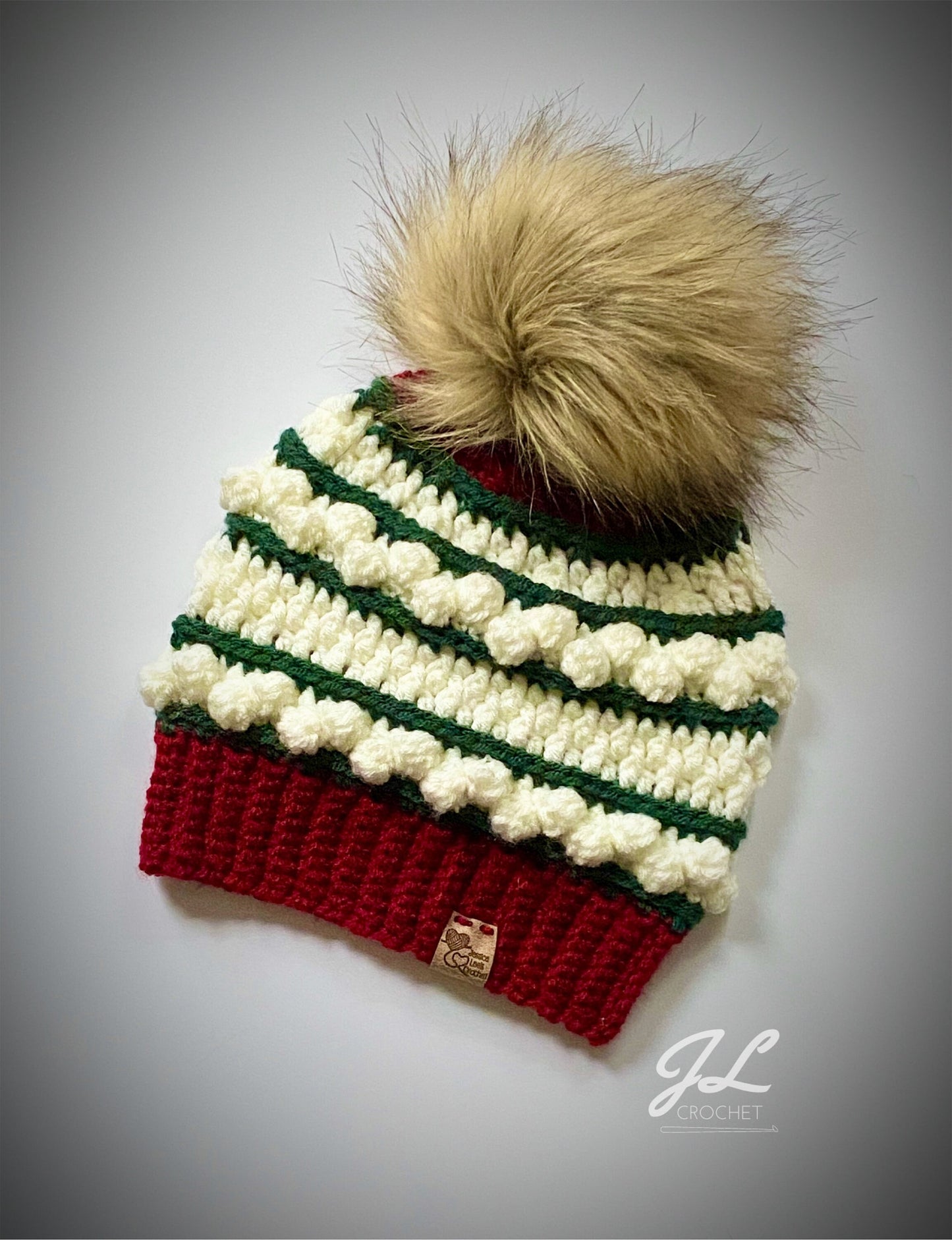 New Hampshire Cabin Beanie Crochet Pattern