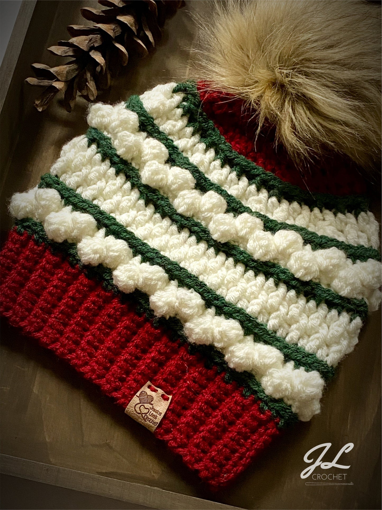 New Hampshire Cabin Beanie Crochet Pattern