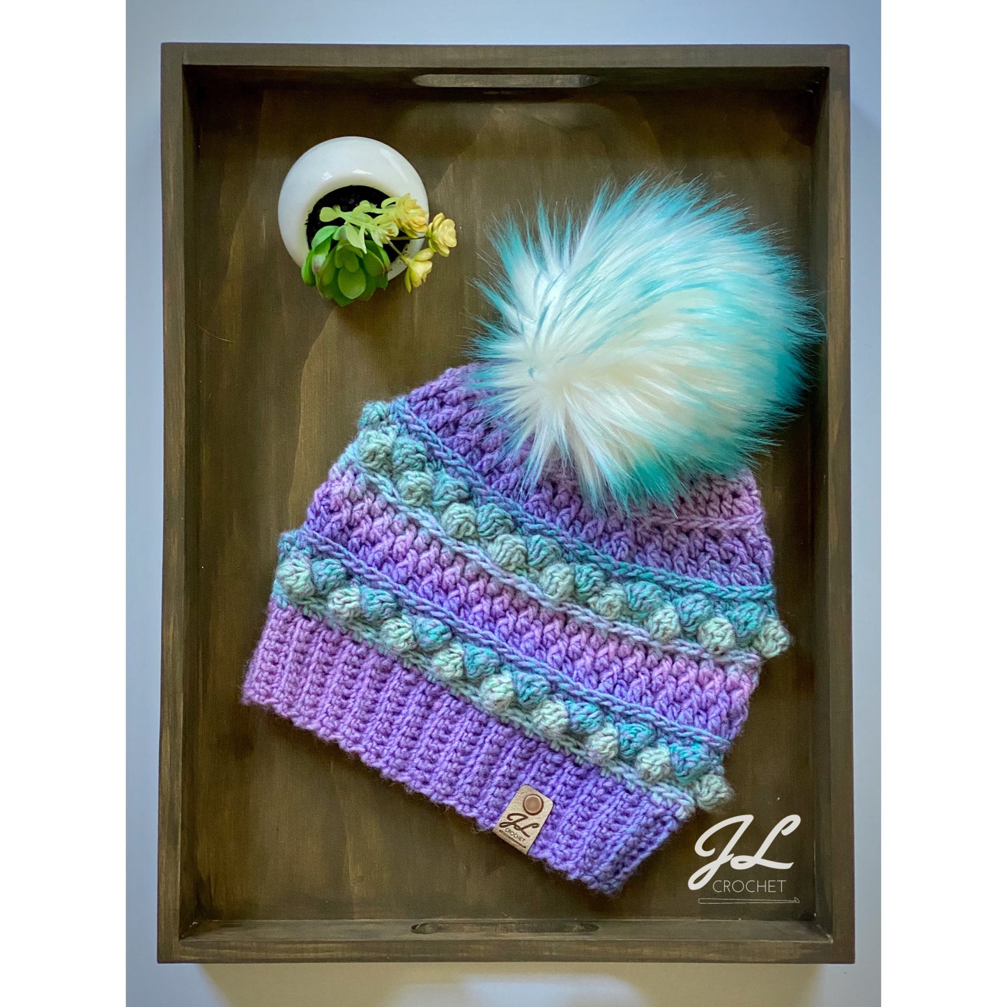 New Hampshire Cabin Beanie Crochet Pattern