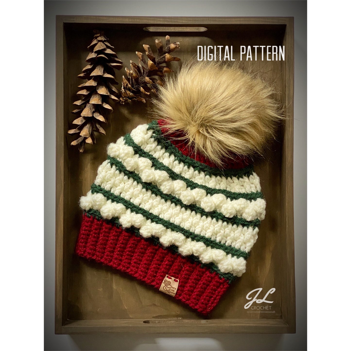 New Hampshire Cabin Beanie Crochet Pattern