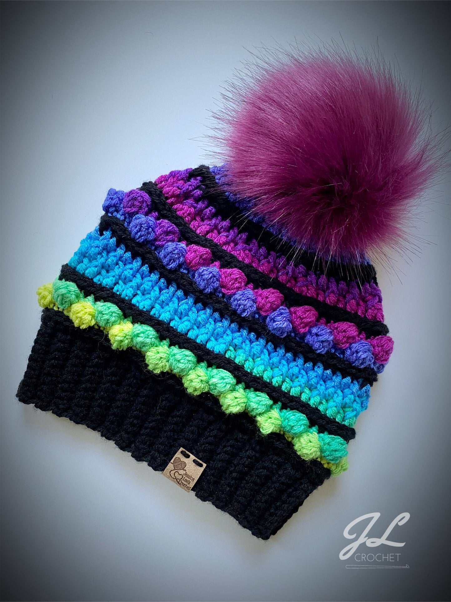 New Hampshire Cabin Beanie Crochet Pattern