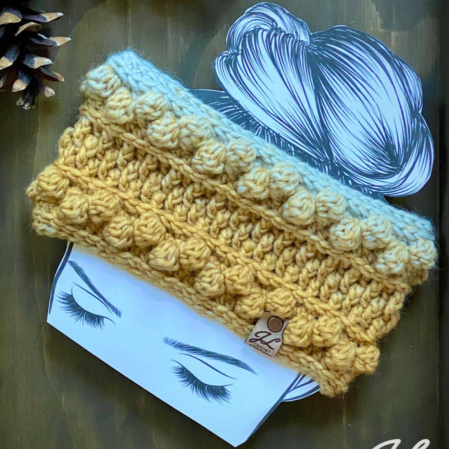 New Hampshire Cabin Ear Warmer Crochet Pattern