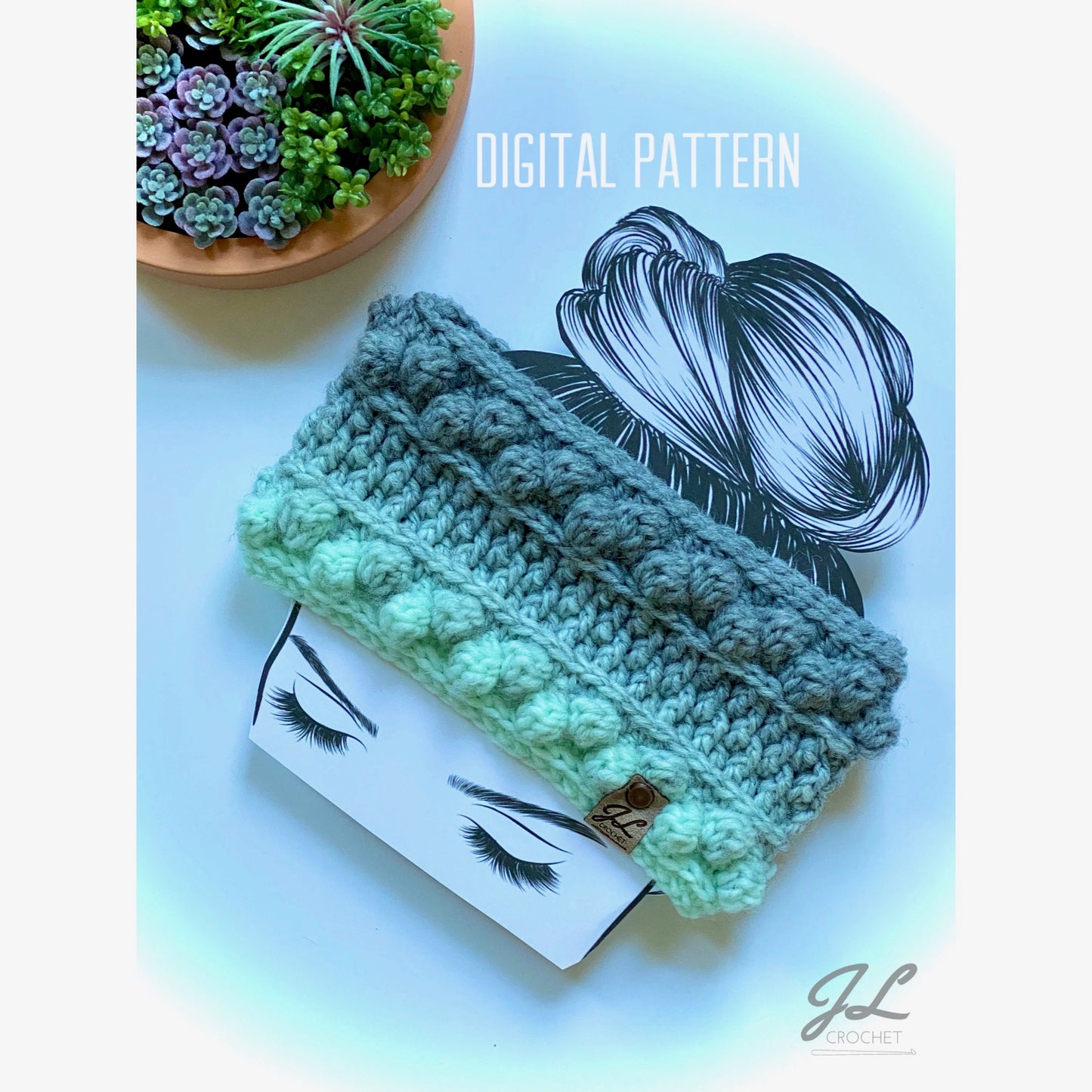 New Hampshire Cabin Ear Warmer Crochet Pattern