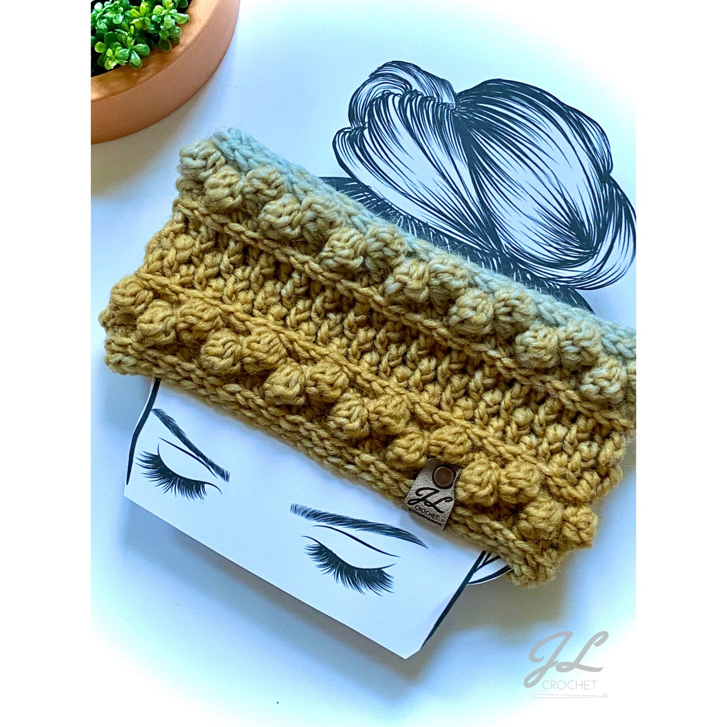 New Hampshire Cabin Ear Warmer Crochet Pattern