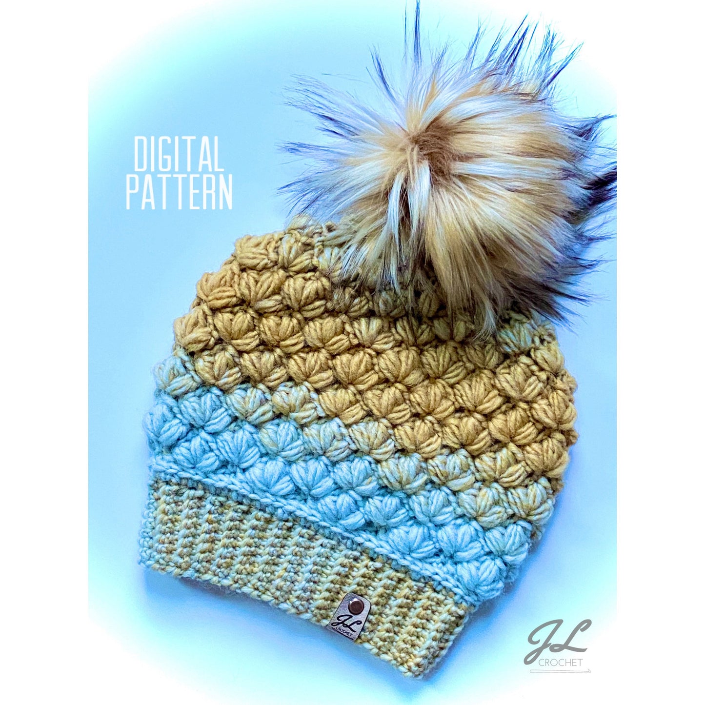 Winter Lily Beanie Crochet Pattern
