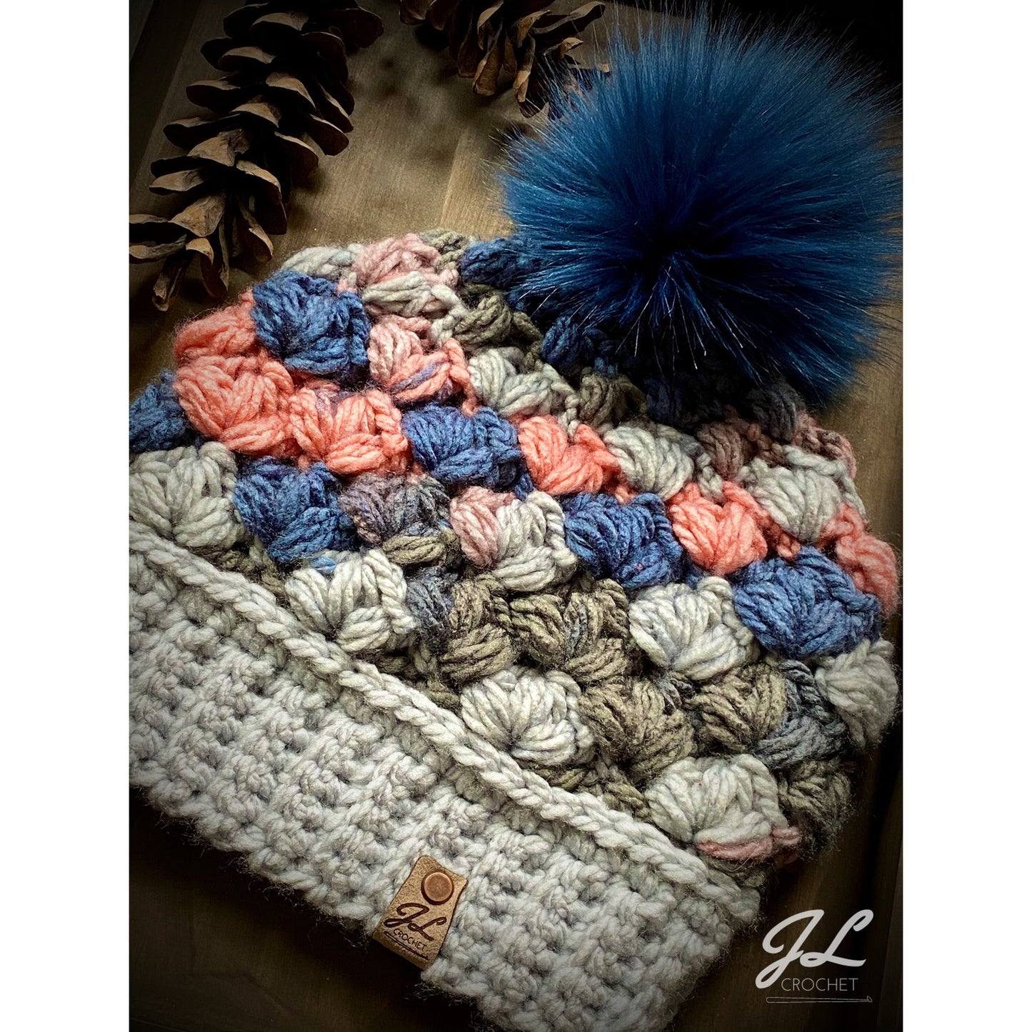 Winter Lily Beanie Crochet Pattern