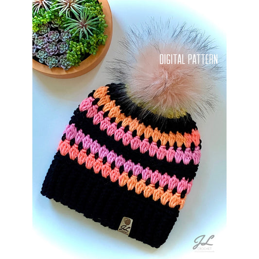 Nor'Easter Beanie Crochet Pattern