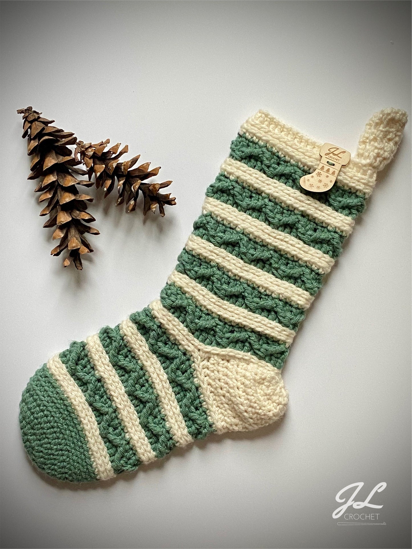 On-the-Fly Stocking Crochet Pattern