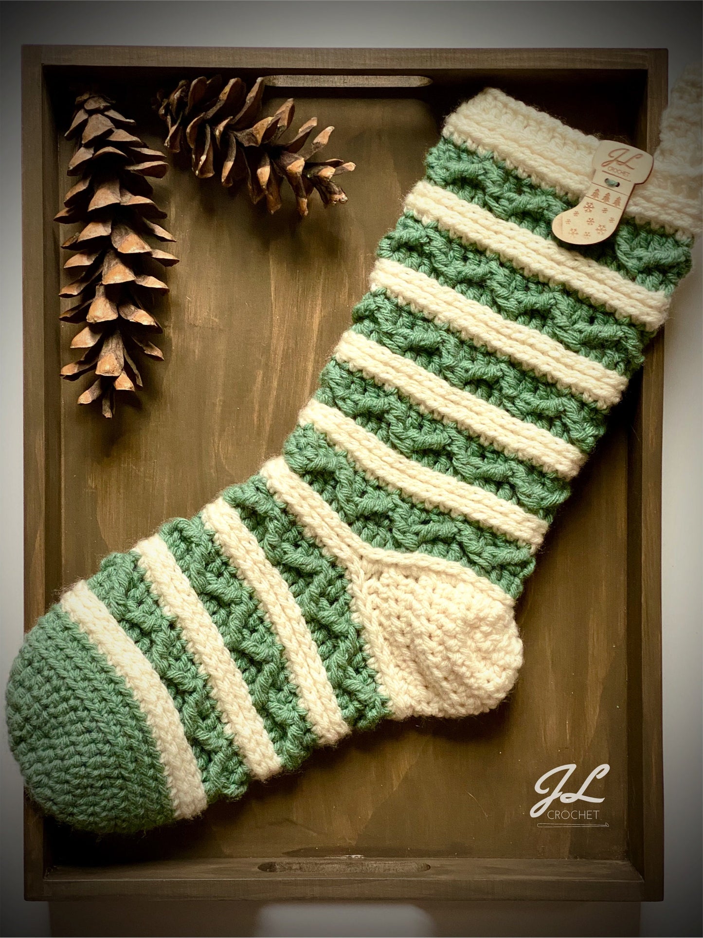 On-the-Fly Stocking Crochet Pattern