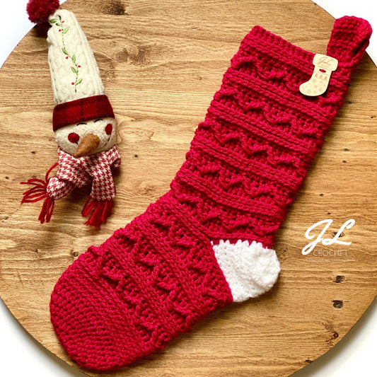 On-the-Fly Stocking Crochet Pattern