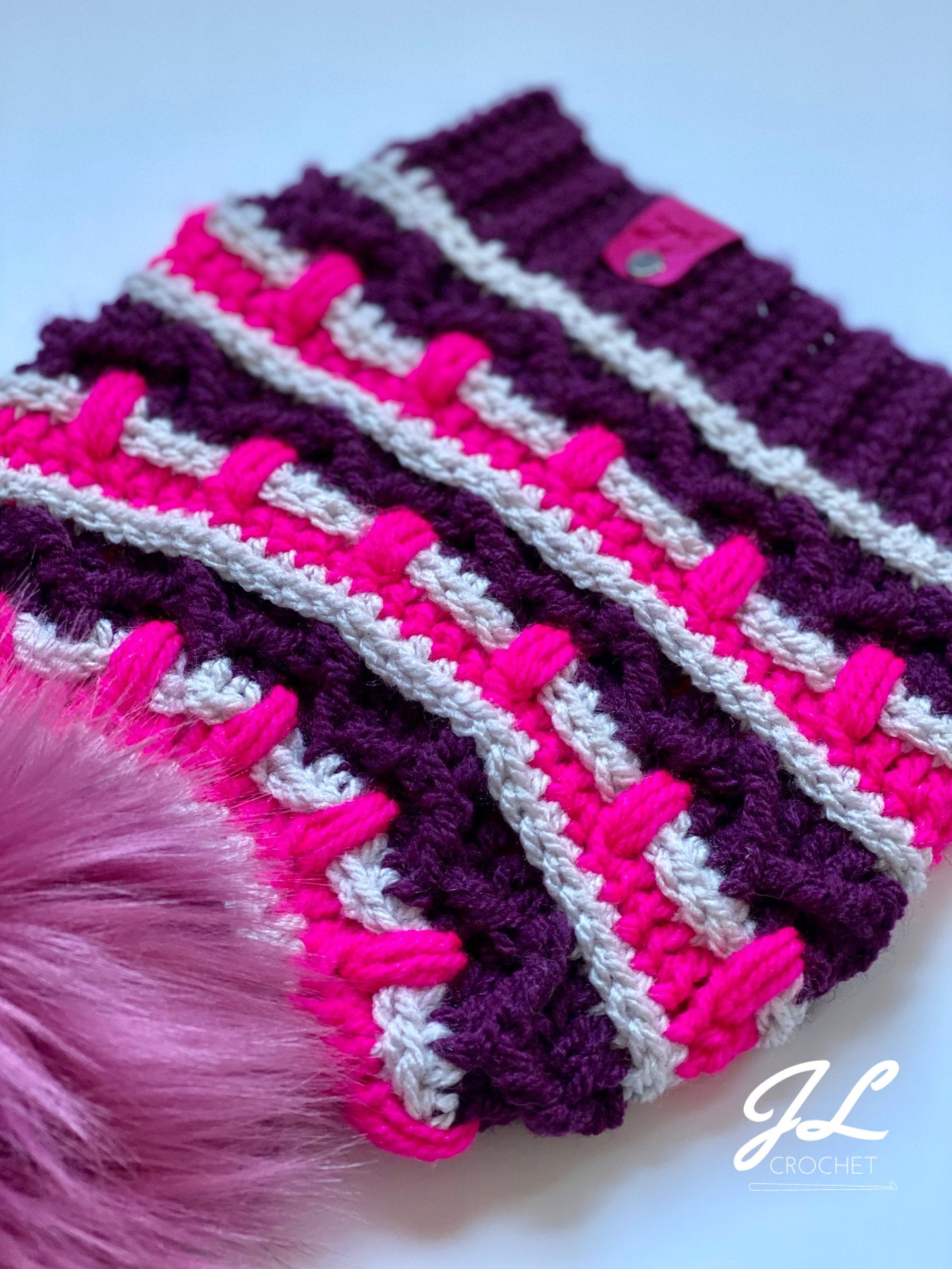 White Mountain Beanie Crochet Pattern