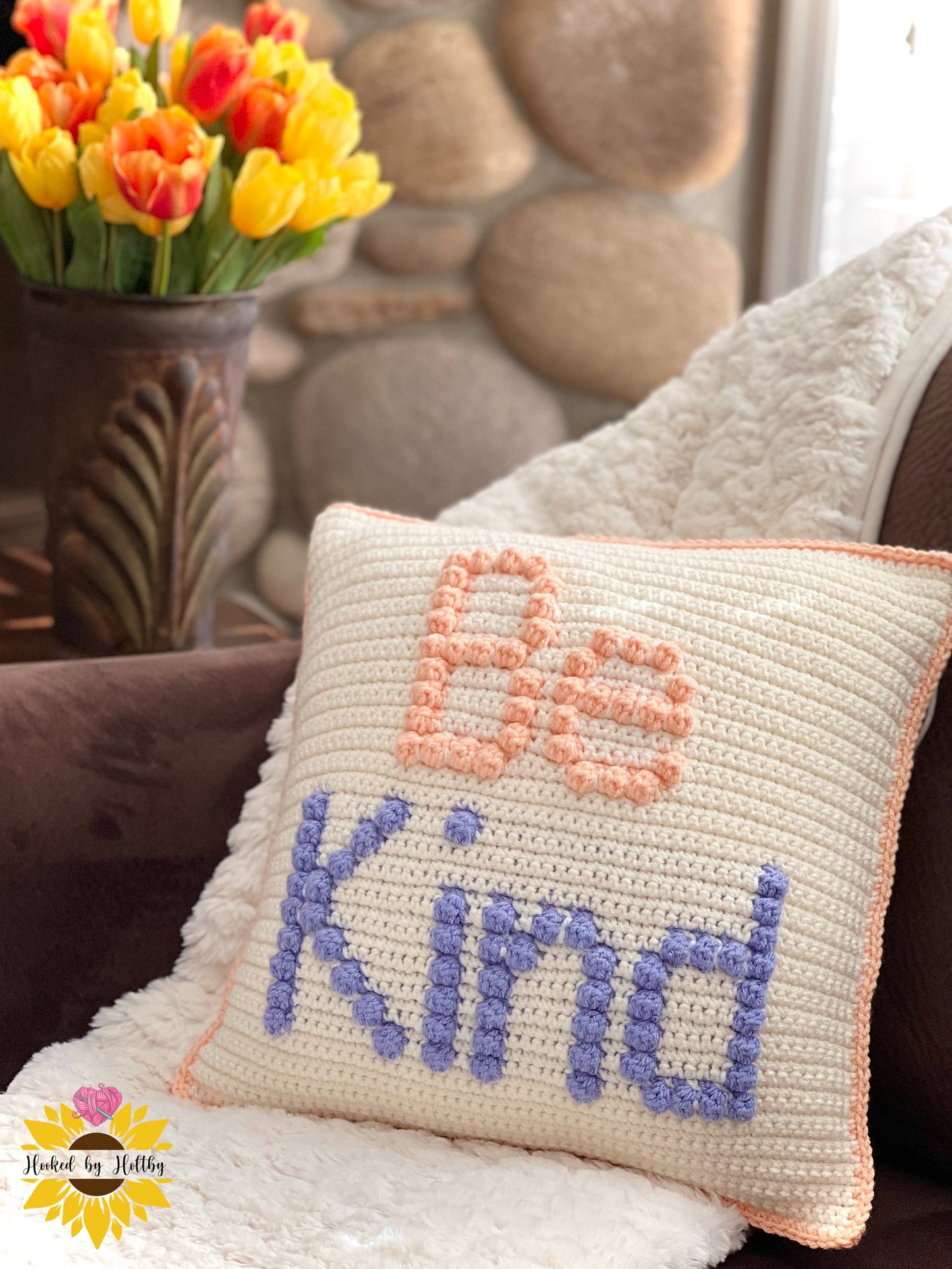 Be Kind Pillow Cover Crochet Pattern