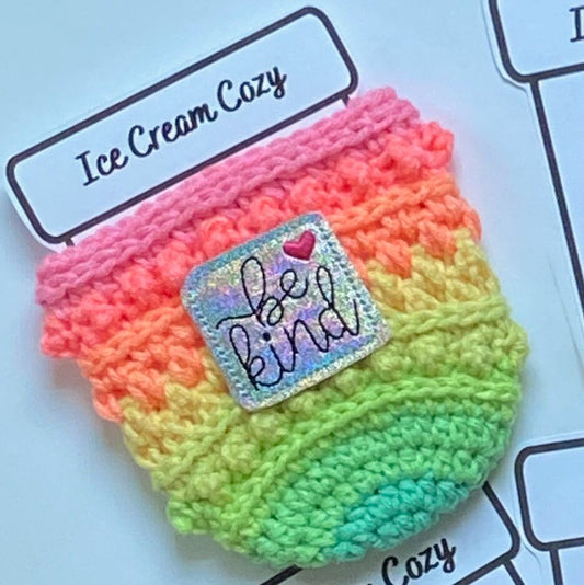 PRINTABLE Ice Cream Cozy Template