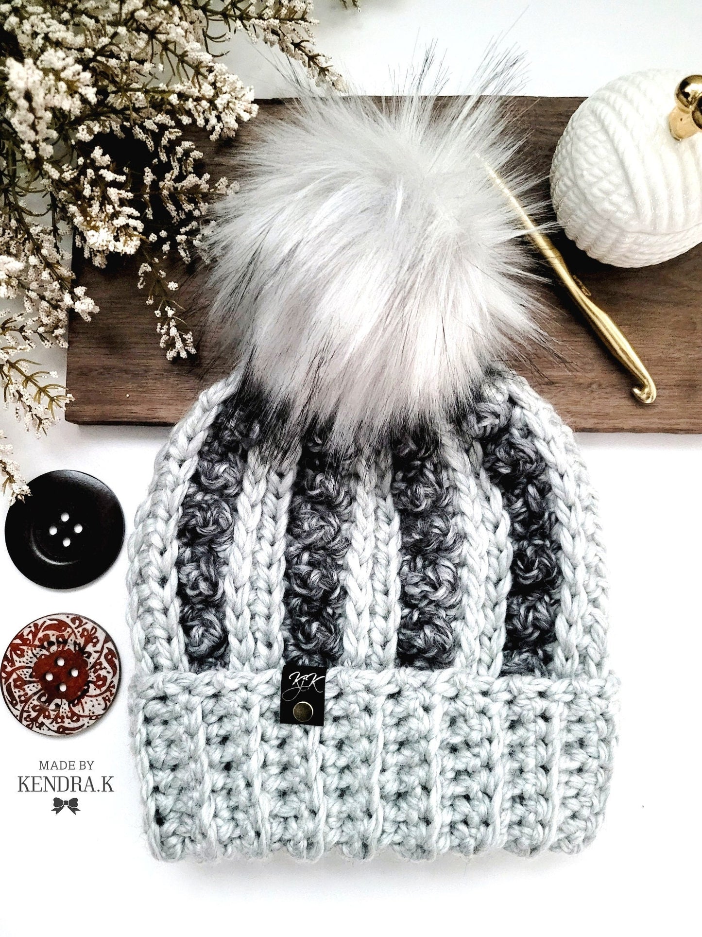 The Lincoln Beanie XL Crochet Pattern