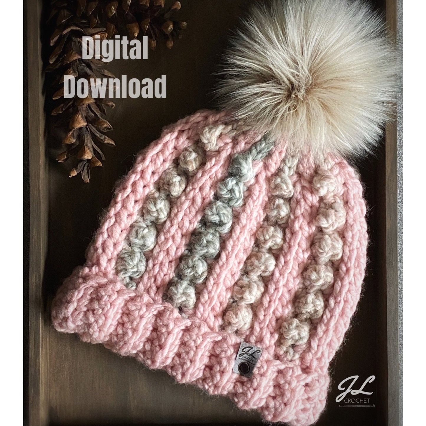 The Lincoln Beanie XL Crochet Pattern