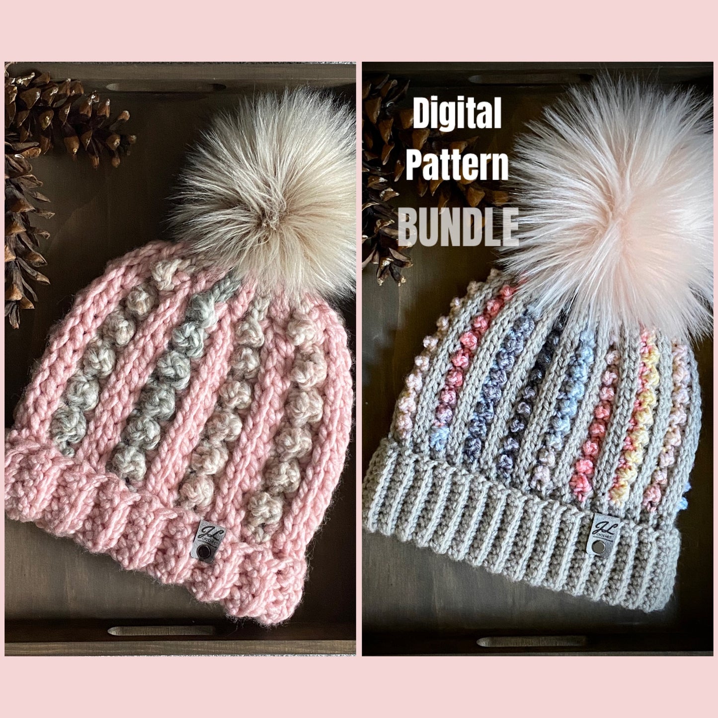 The Lincoln Beanie Crochet Patterns Bundle