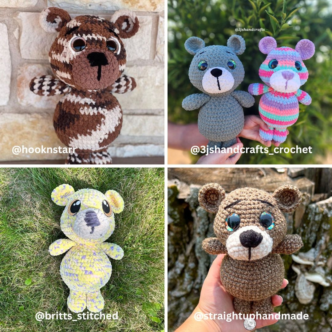 Chunky Teddy Bear Crochet Pattern