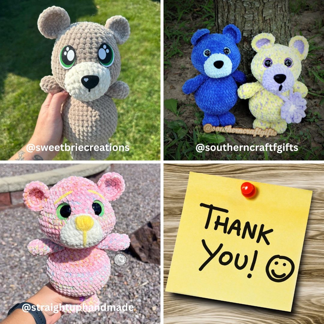 Chunky Teddy Bear Crochet Pattern