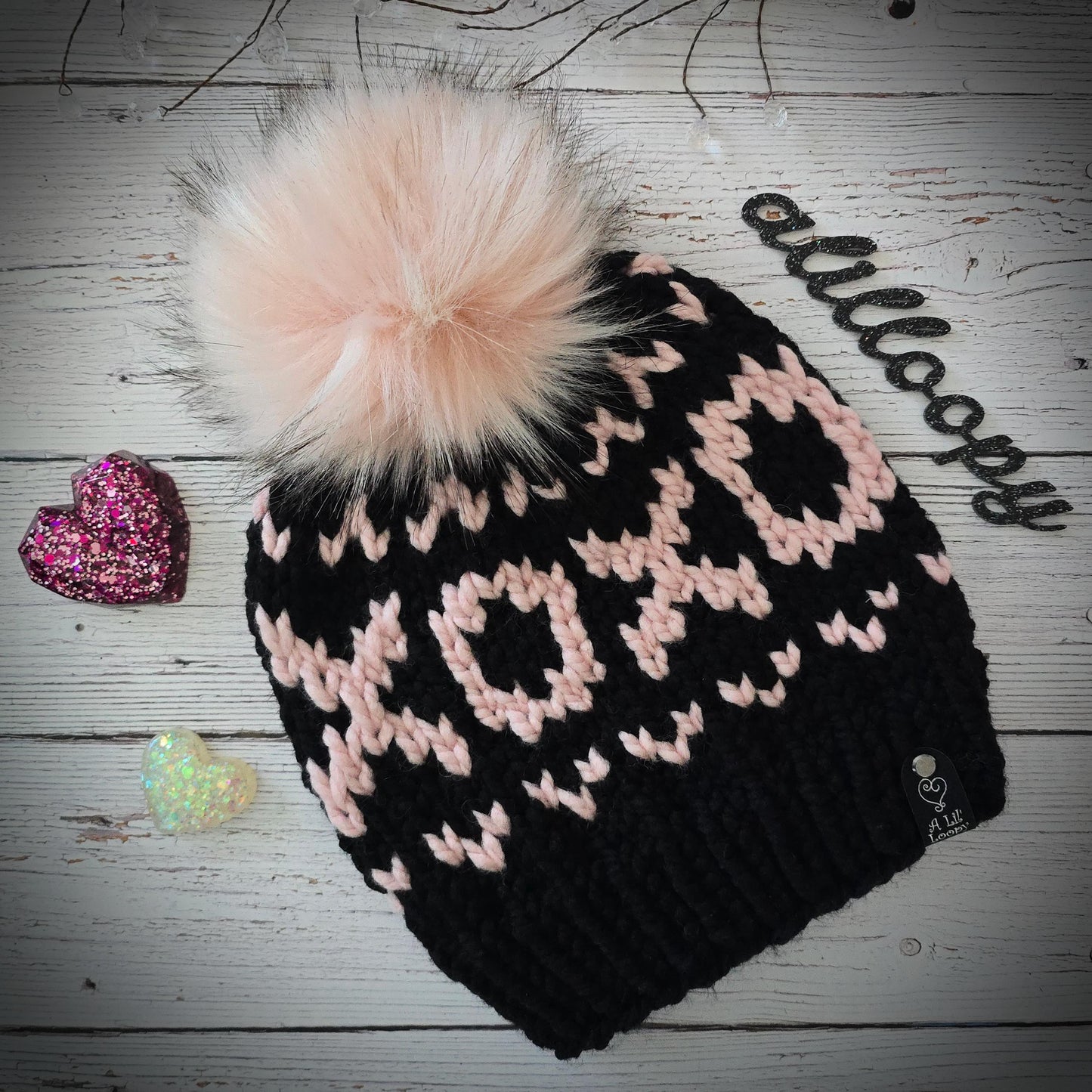 The XOXO Beanie Knit Pattern