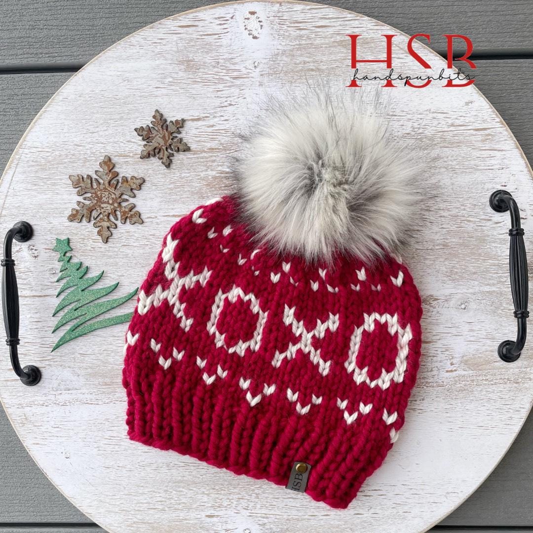 The XOXO Beanie Knit Pattern