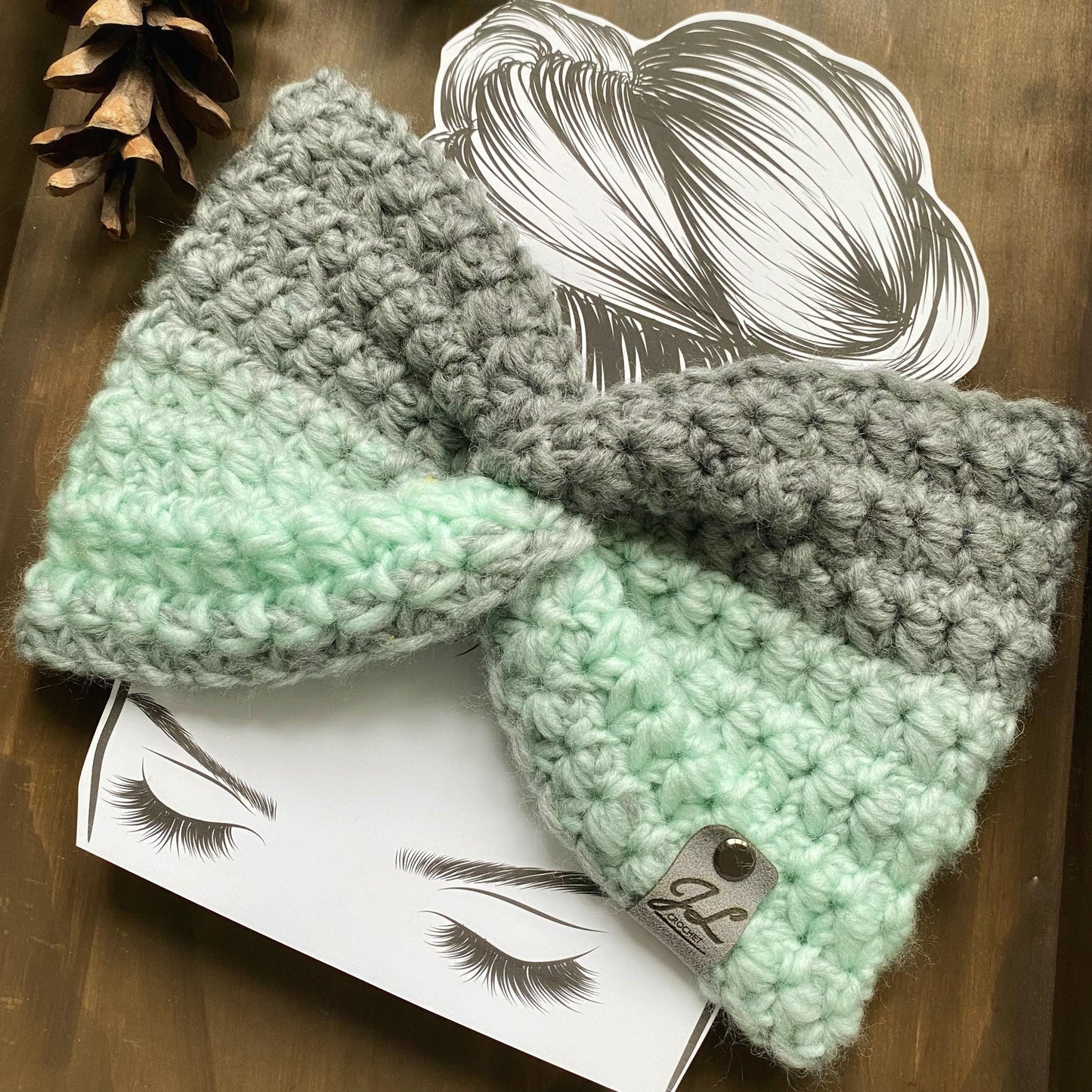 Fireside Ear Warmer Crochet Pattern