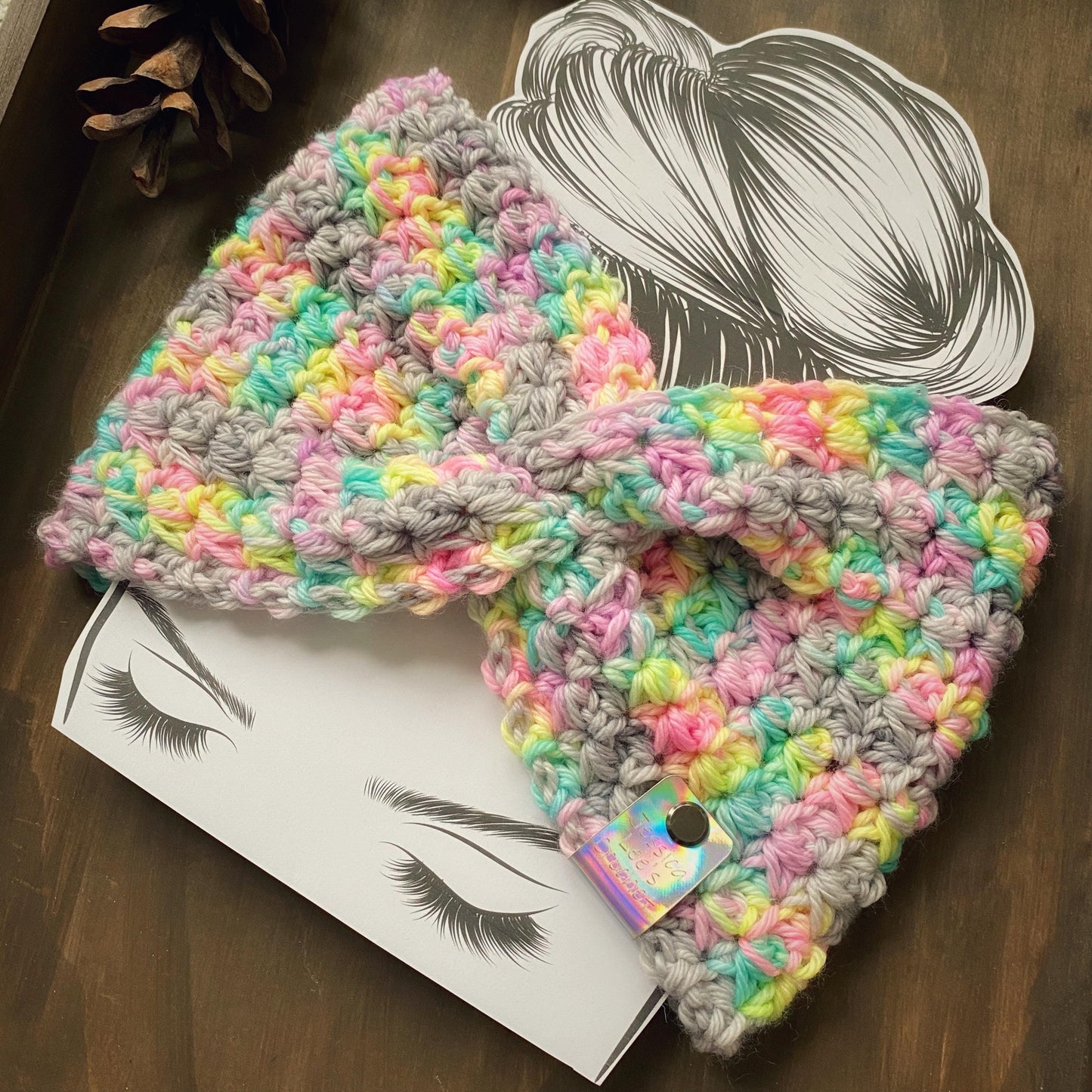 Fireside Ear Warmer Crochet Pattern