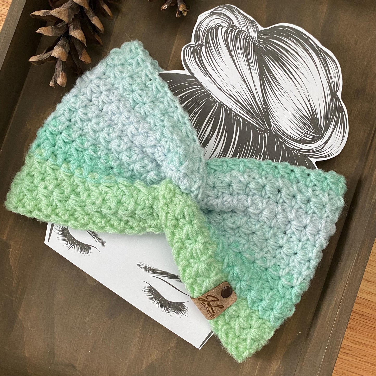 Fireside Ear Warmer Crochet Pattern