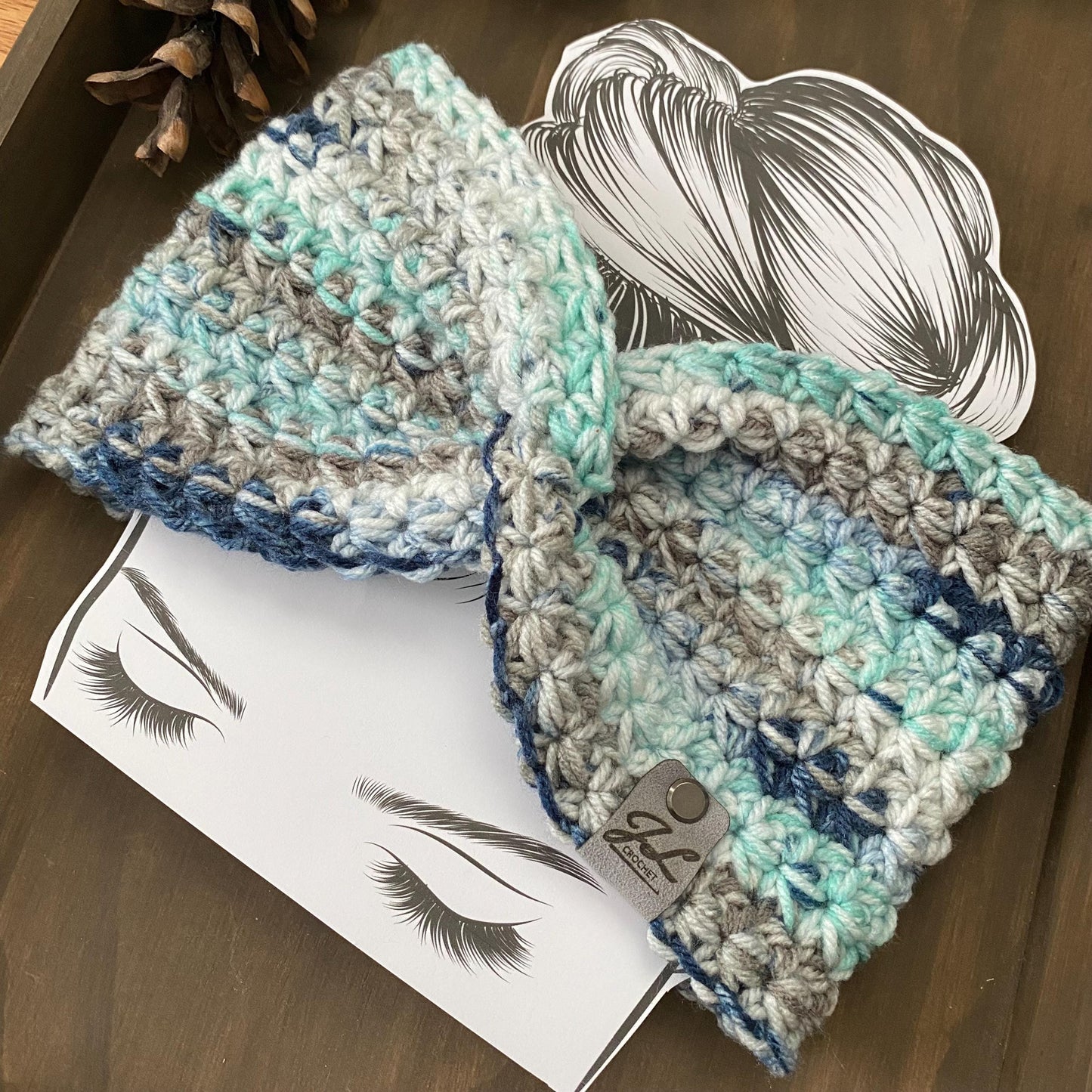 Fireside Ear Warmer Crochet Pattern
