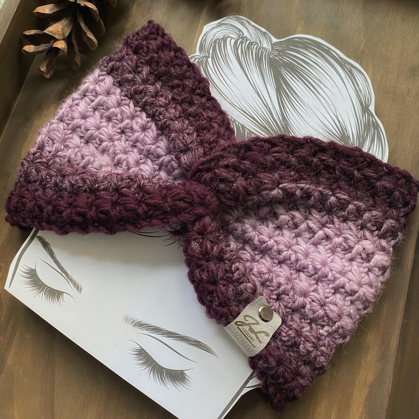 Fireside Ear Warmer Crochet Pattern