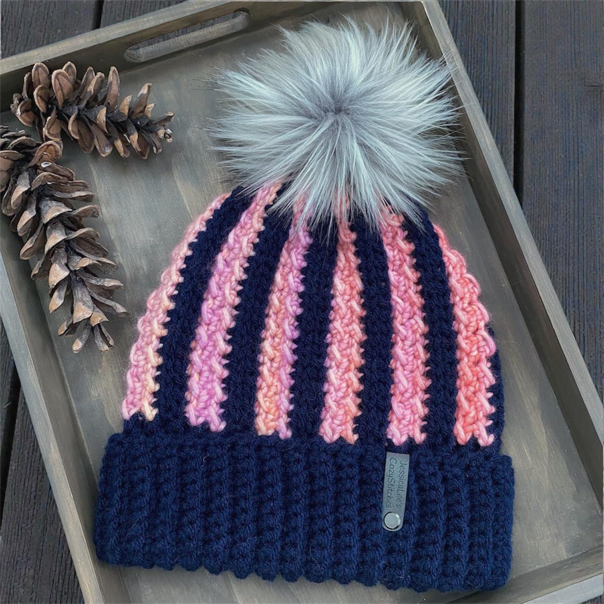 Cabin Glow Beanie Crochet Pattern