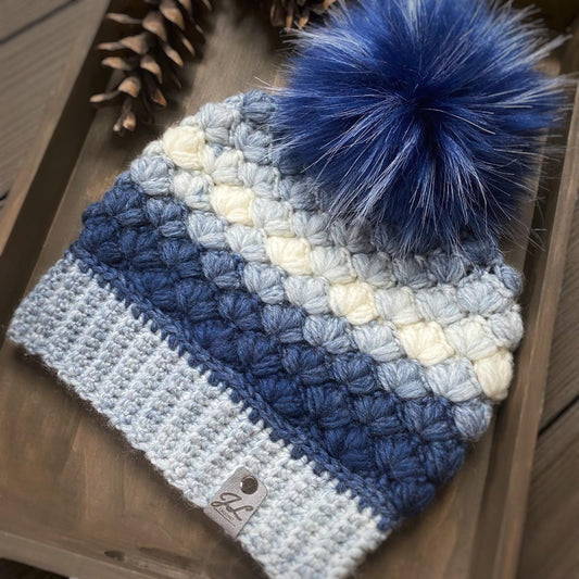Winter Lily Beanie Crochet Pattern