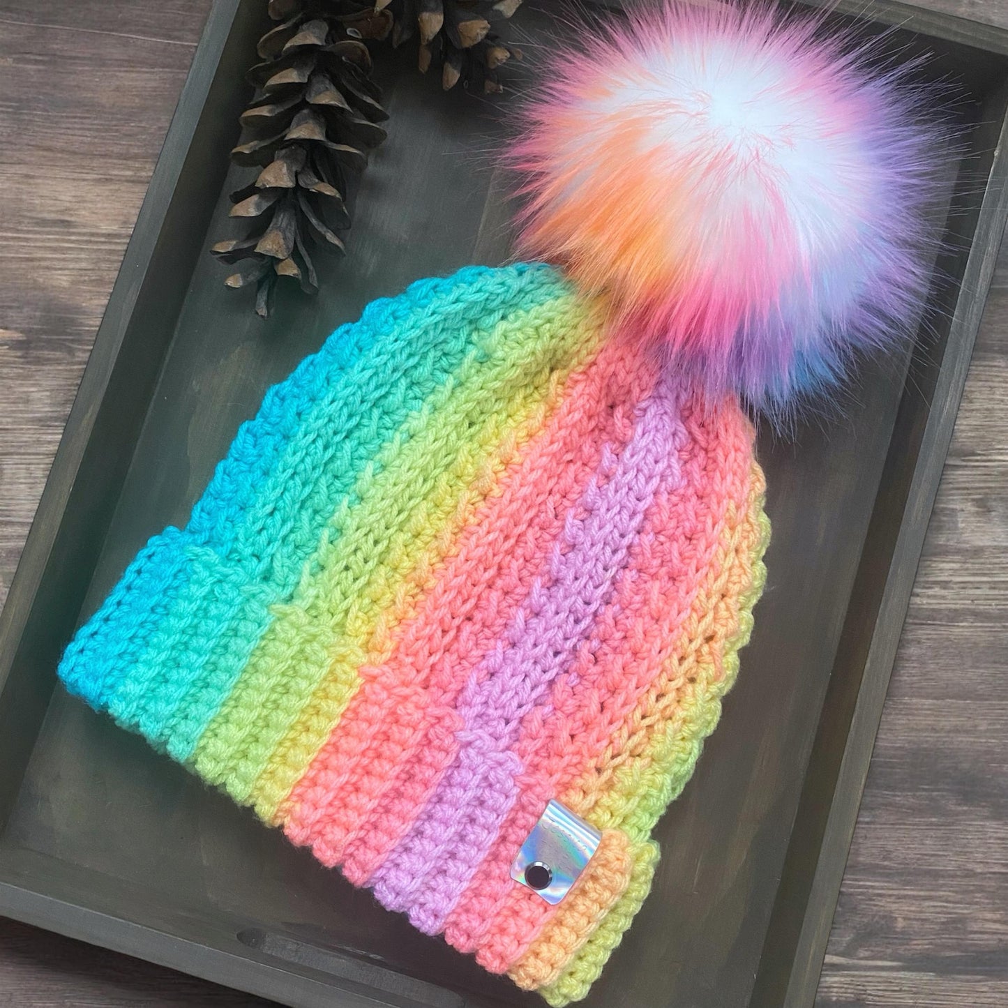 Cabin Glow Beanie Crochet Pattern