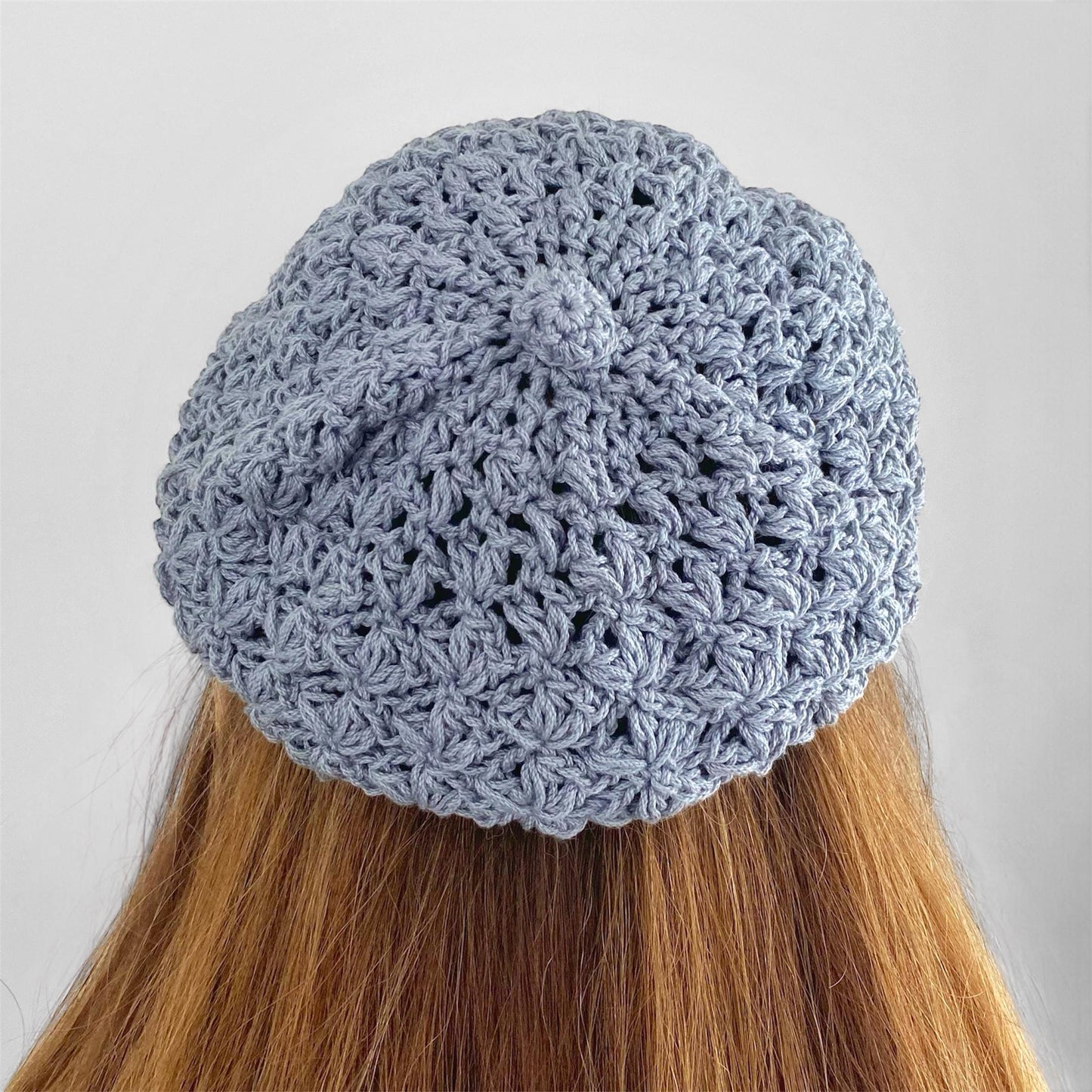 Spring Lily Beret Crochet Hat Pattern