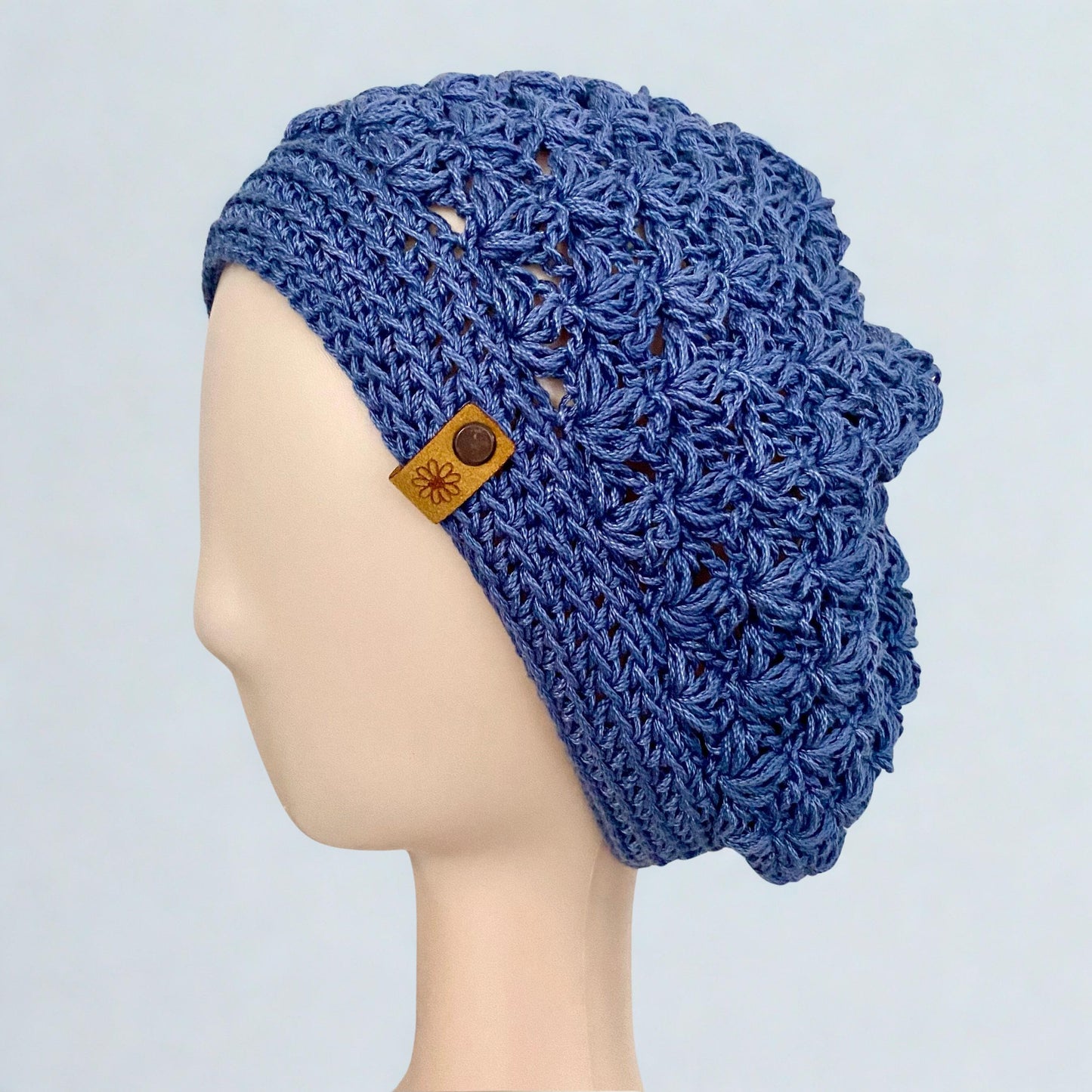 Spring Lily Beret Crochet Hat Pattern